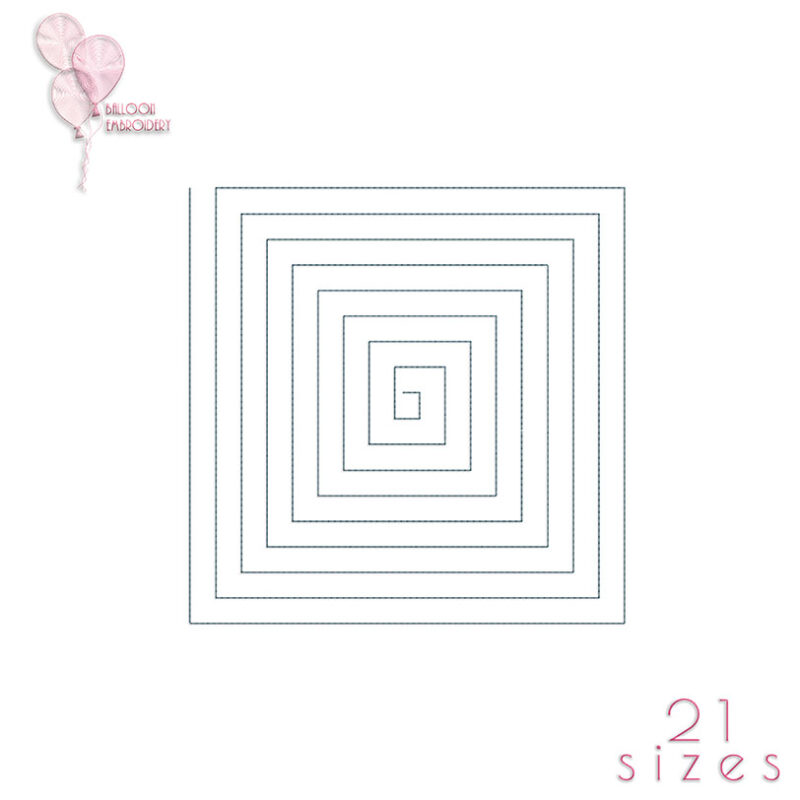 Ripple Quilt Block Machine Embroidery design