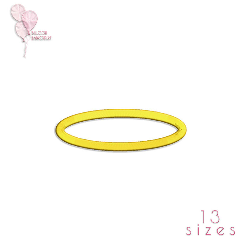 3D Halo Machine Embroidery Design file