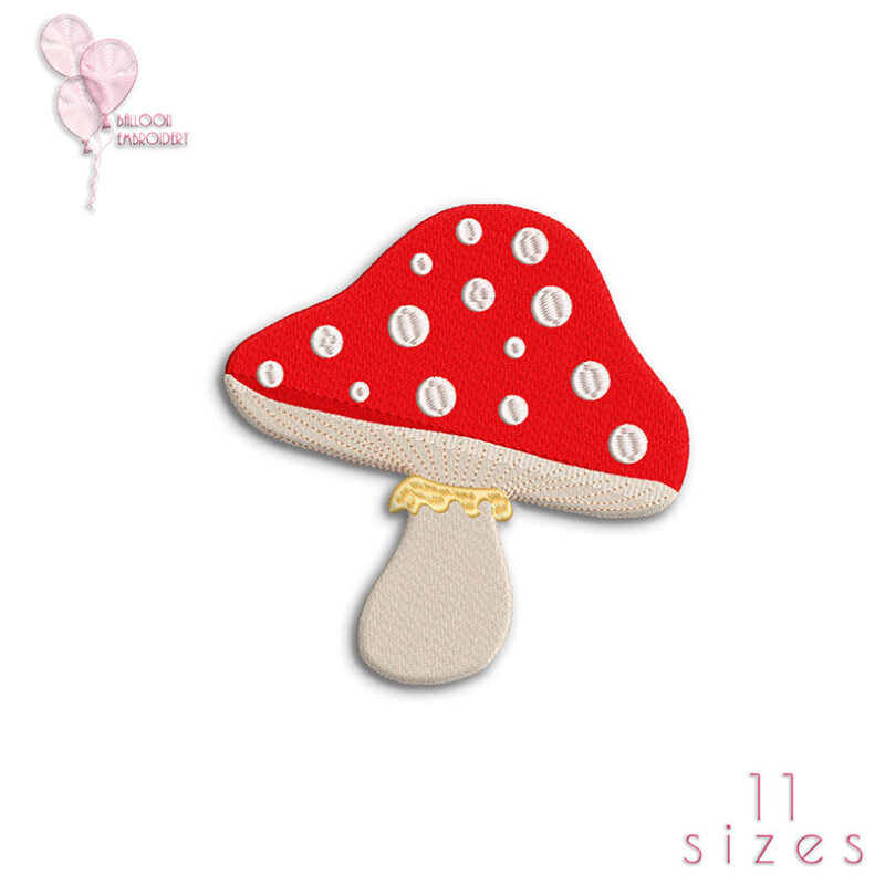 Mushroom Machine Embroidery Design