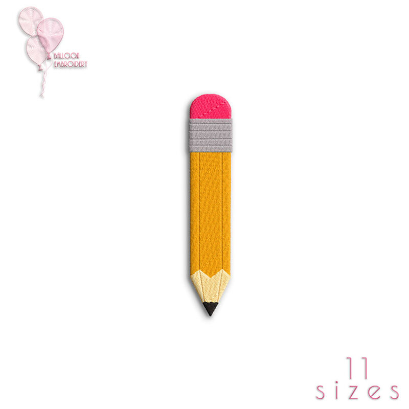 Pencil Machine Embroidery design files