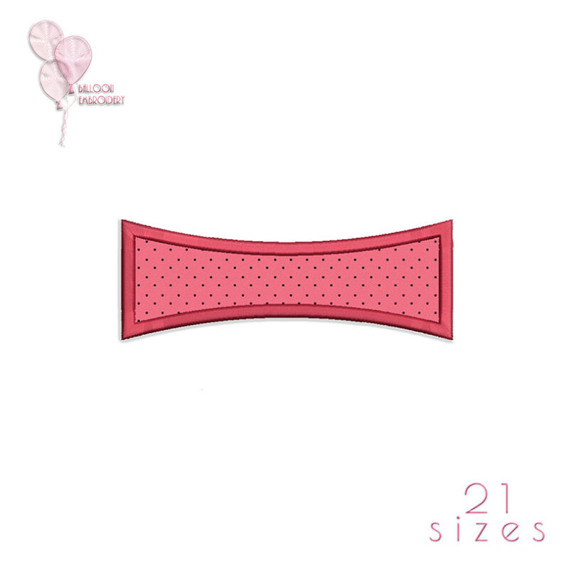 Monogram Frame Border Applique Embroidery design files