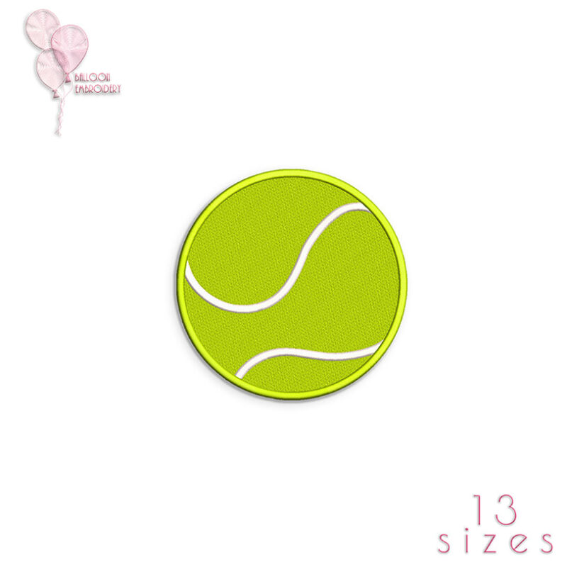 Tennis Football Ball Sport Embroidery Machine design files
