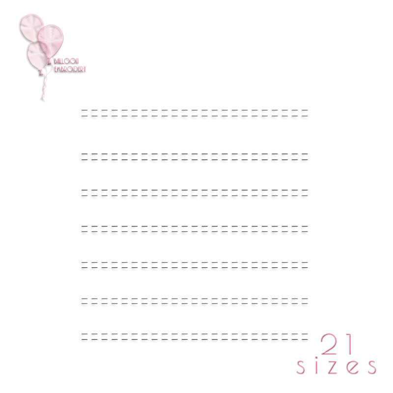 Lines Single Run Quilt Block Embroidery Design