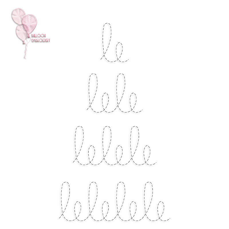 Loops | ele | Single Run Quilt Block Embroidery Design